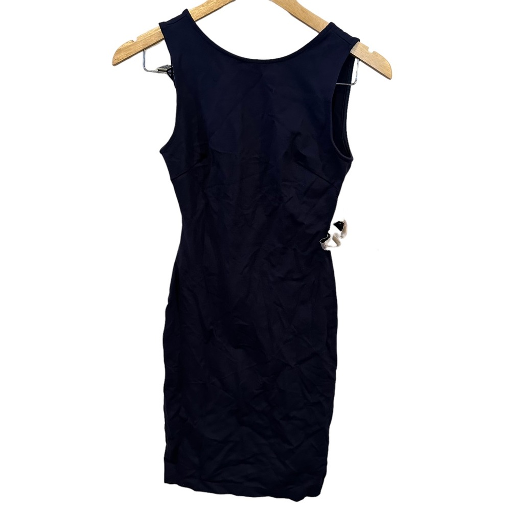 lulu’s NWT  navy blue backless black bodycon knit stretch dress women’s small